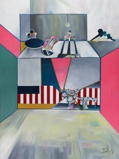 The American Series - Butcher Table Blues by Thomas Dowdeswell Abstract Art
