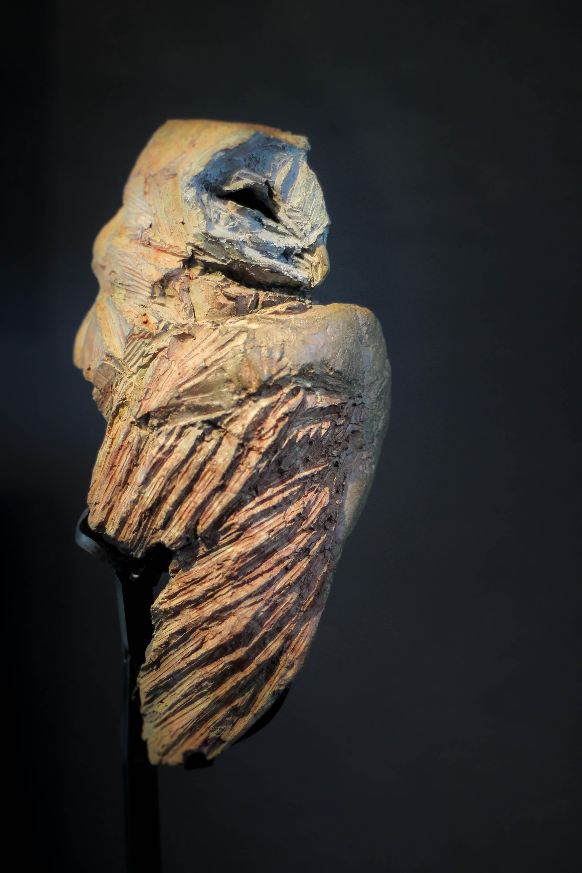Athena - Owl Bronze Sculpture For Sale 3