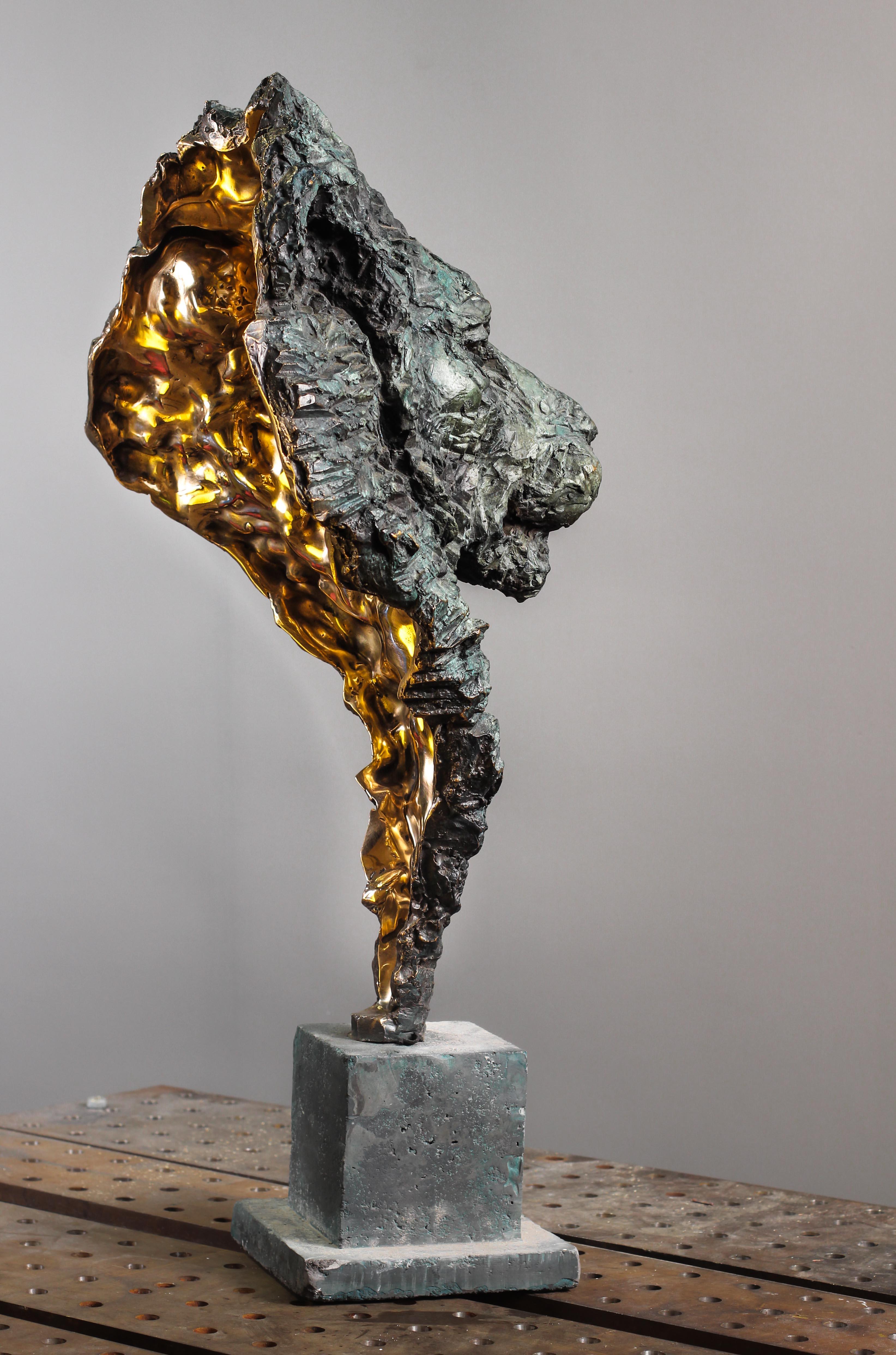 Lion de Némée - Sculpture en bronze Lion en vente 3