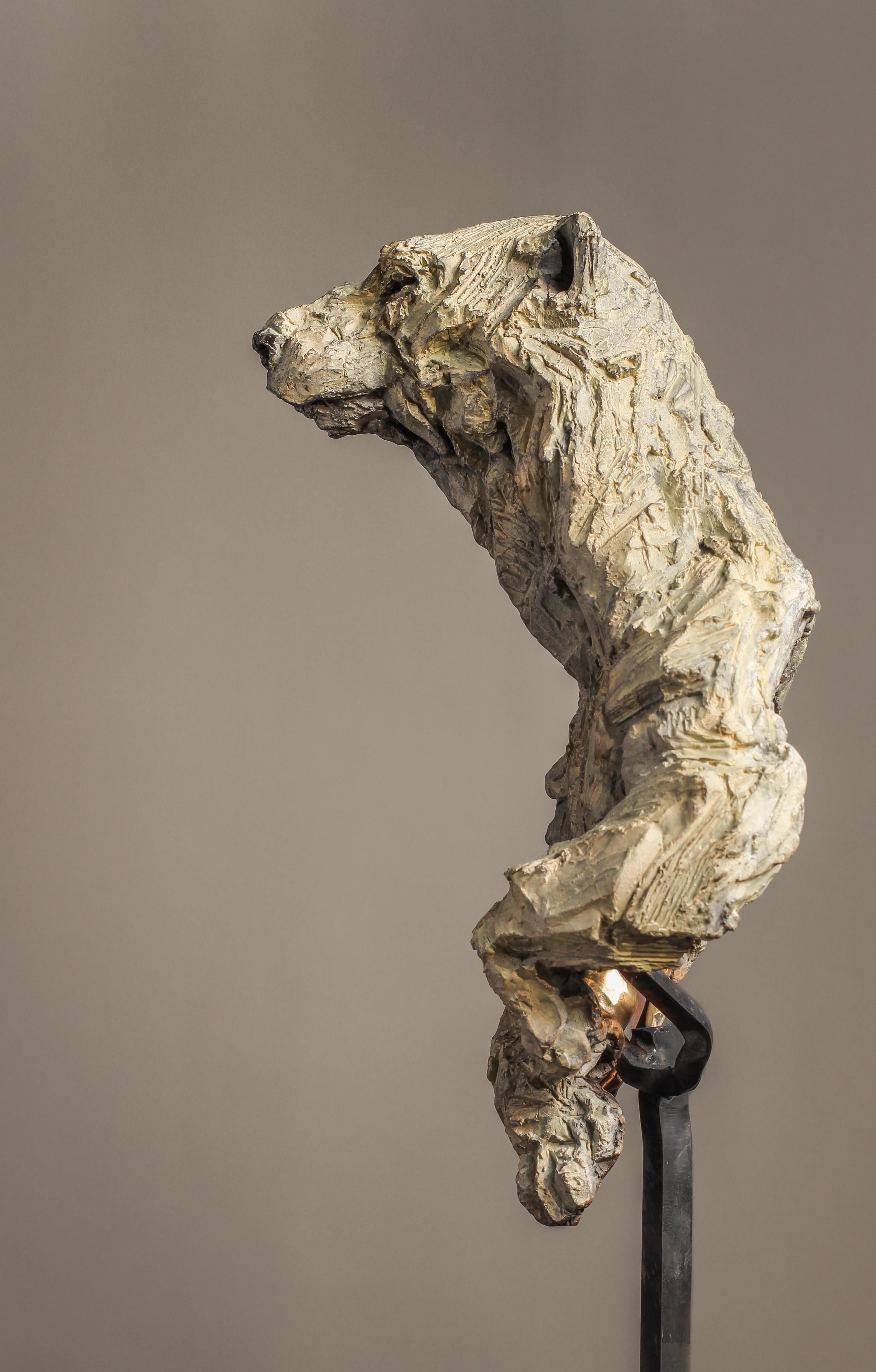 Nanuq - Sculpture d'ours en bronze en vente 4