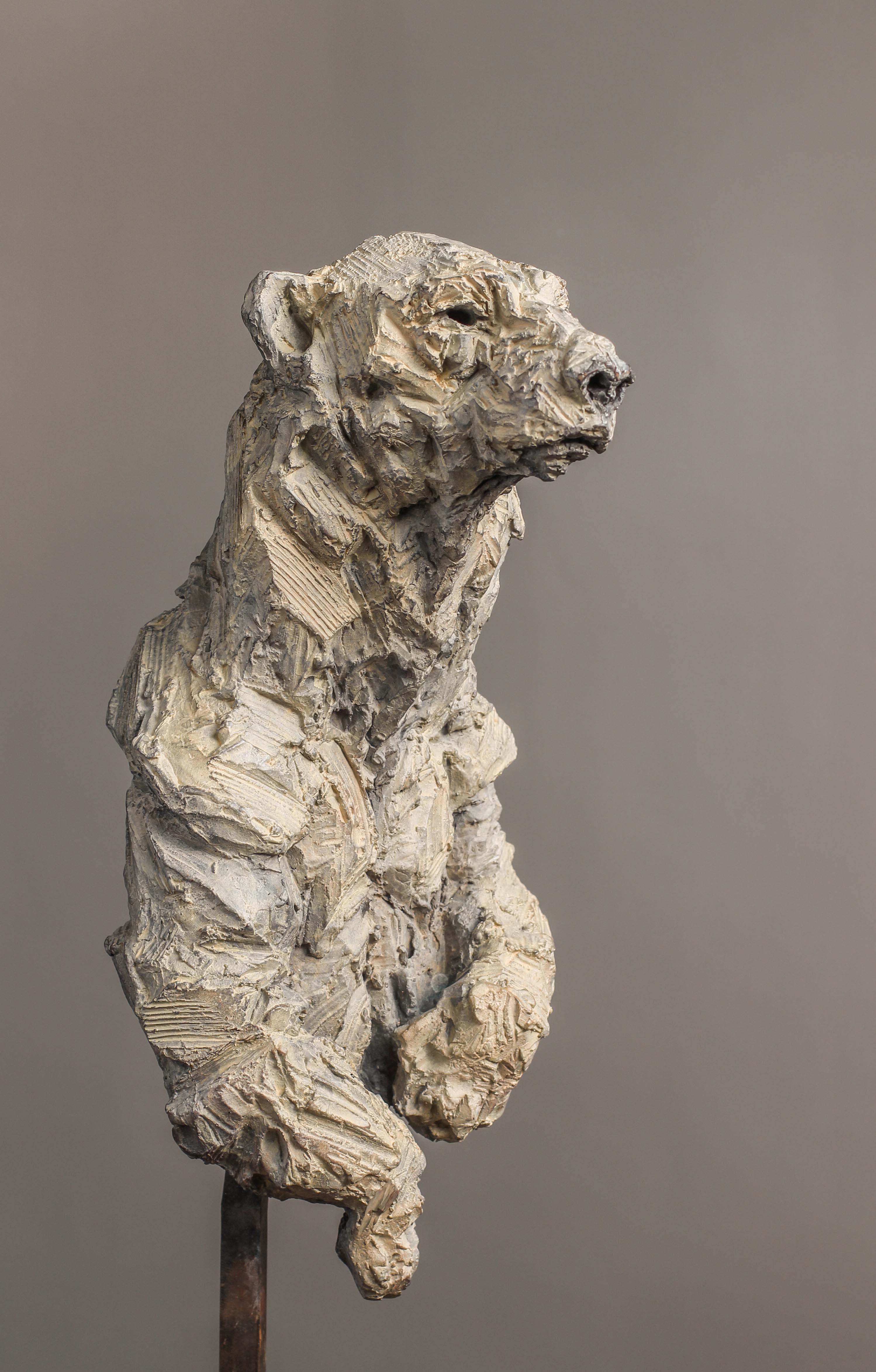 Nanuq - Sculpture d'ours en bronze en vente 5