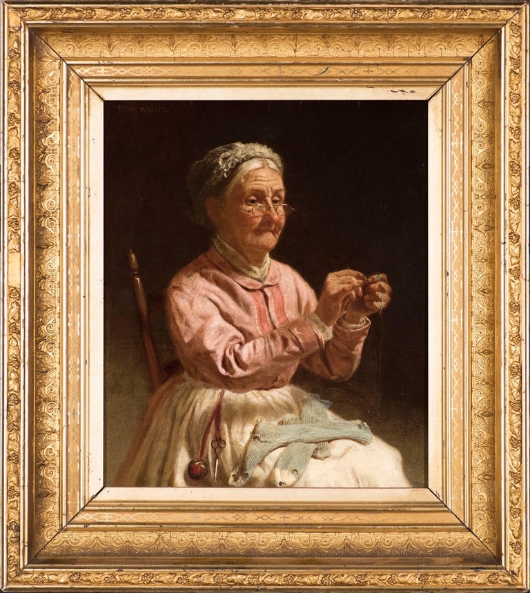 Thomas Waterman Wood Threading a Needle For Sale at 1stDibs