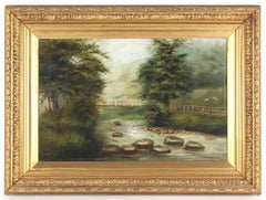 Thomas Watson Gill English Landscape Oil Painting