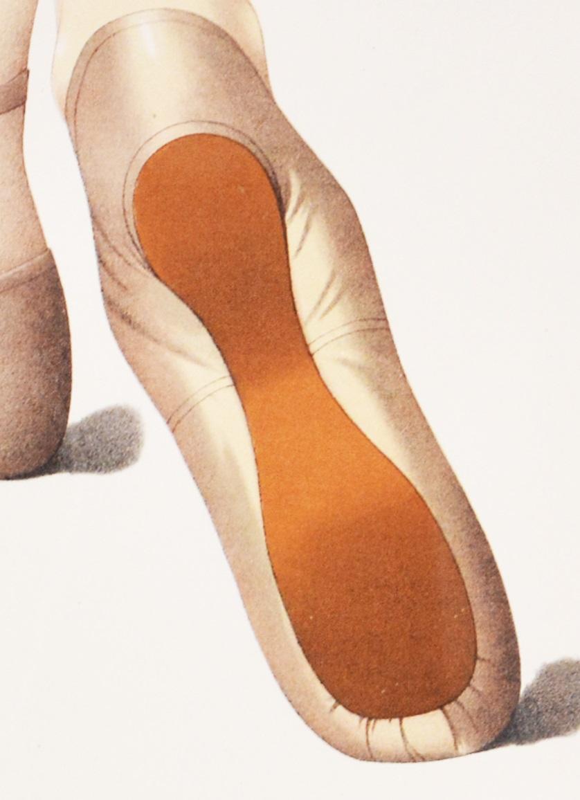 Illustration von Ballett-Slippers – Print von Thomas Watson Greig