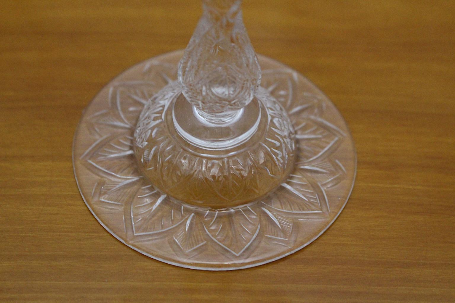 Thomas Webb & Sons Ten Wine Glasses c 1903 Era Jugendstil Royaume-Uni en vente 5