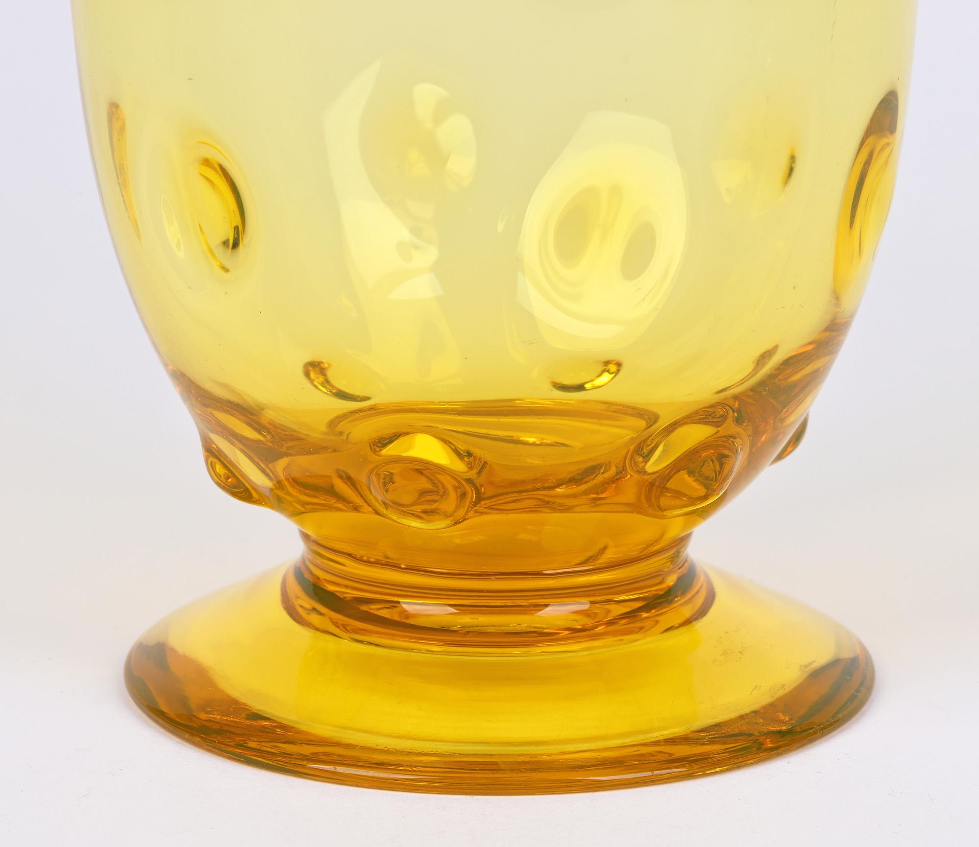 thomas webb glass vase