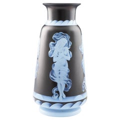 Thomas Webb Vaso in vetro cammeo intagliato da Frank Wilkinson