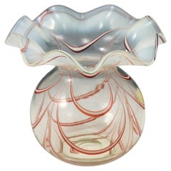 Thomas Webb Filamentosa Vase, C1880