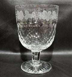 Thomas Webb for Tiffany & Co. Crystal Presentation Piece Goblet or Centerpiece