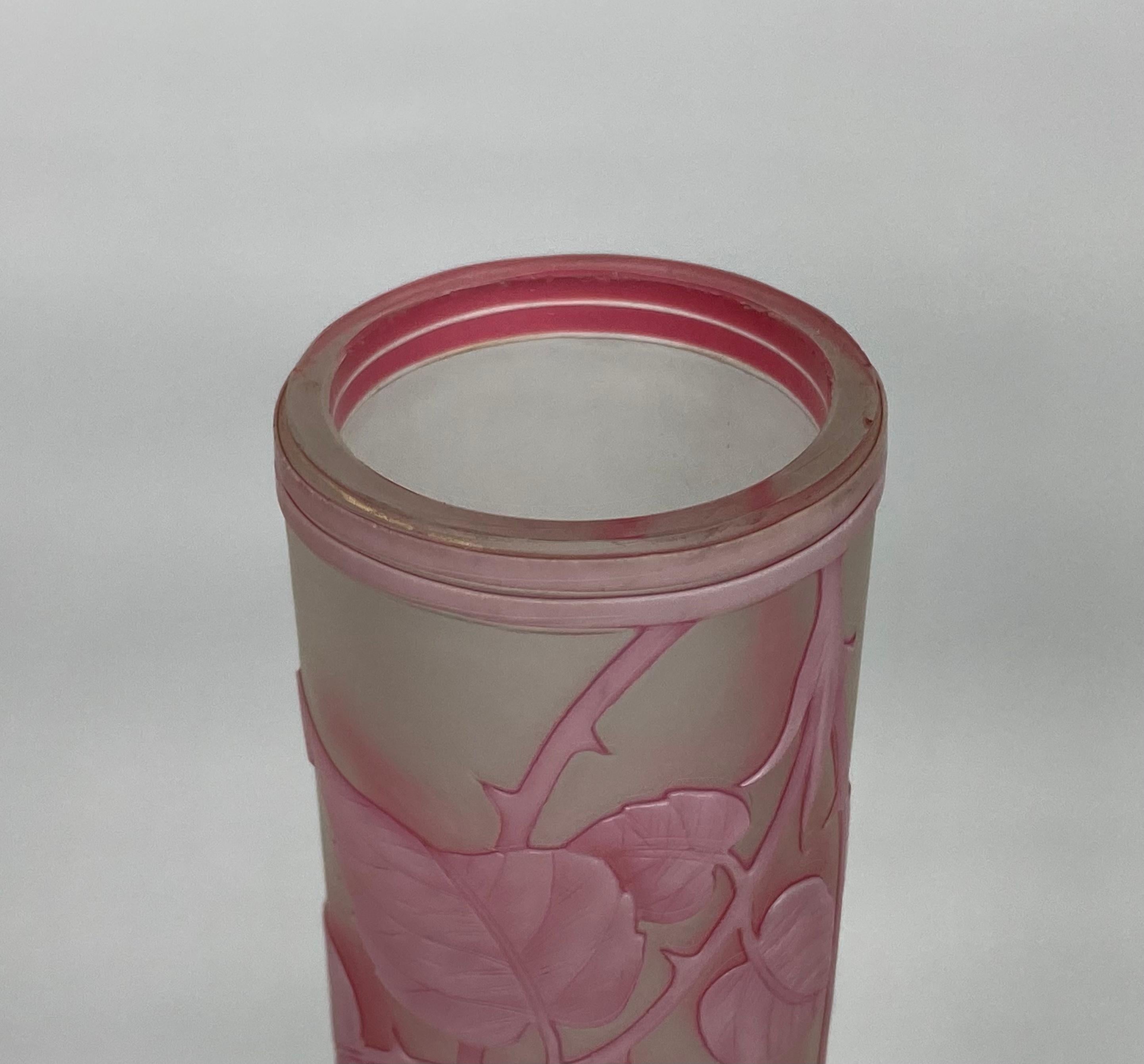Thomas Webb & Sons Cameo Glass Vase, Briar Rose, C. 1880 10