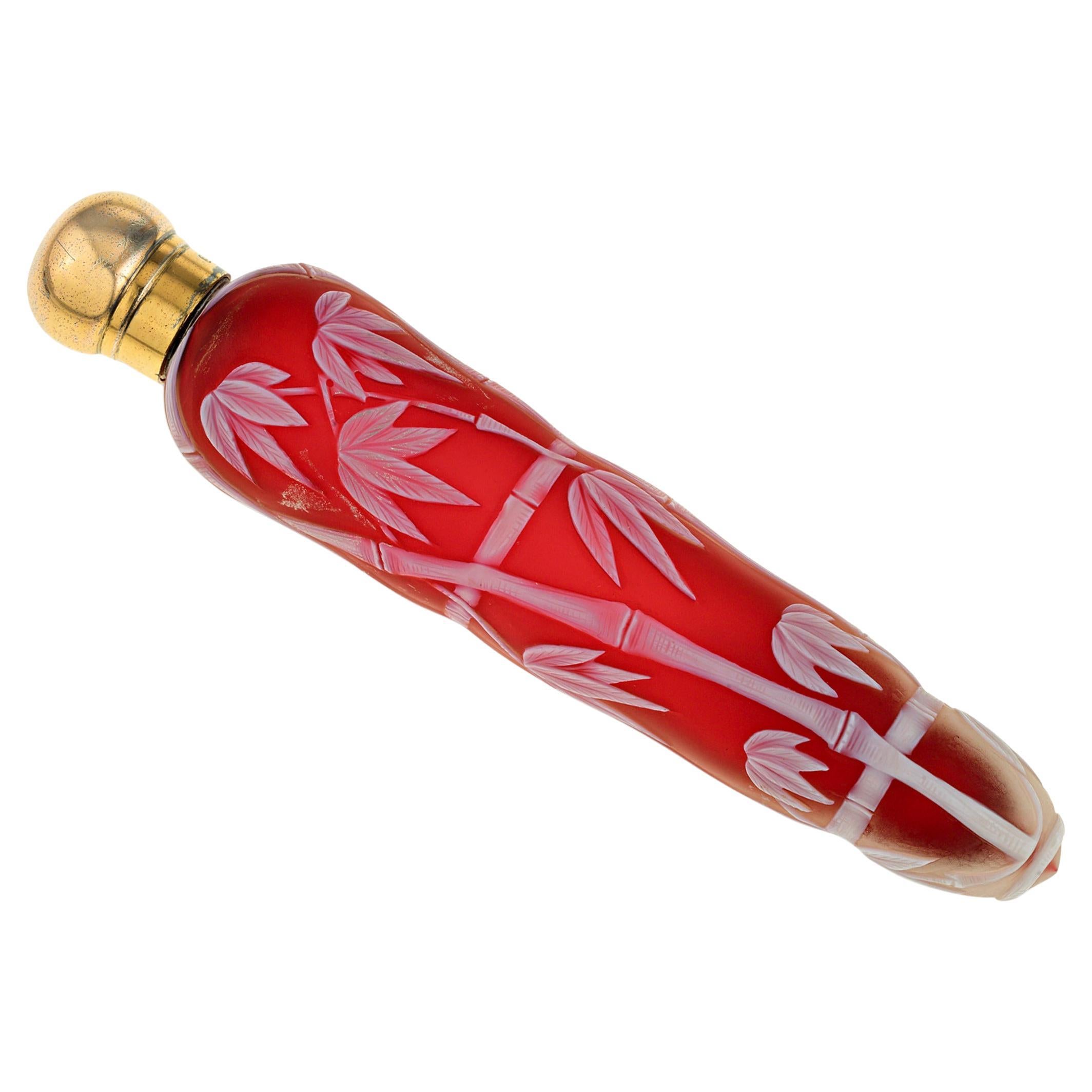 Thomas Webb & Sons Cameo Scent Bottle