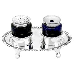 Thomas Wheatley Newcastle Sterling Silver Inkstand