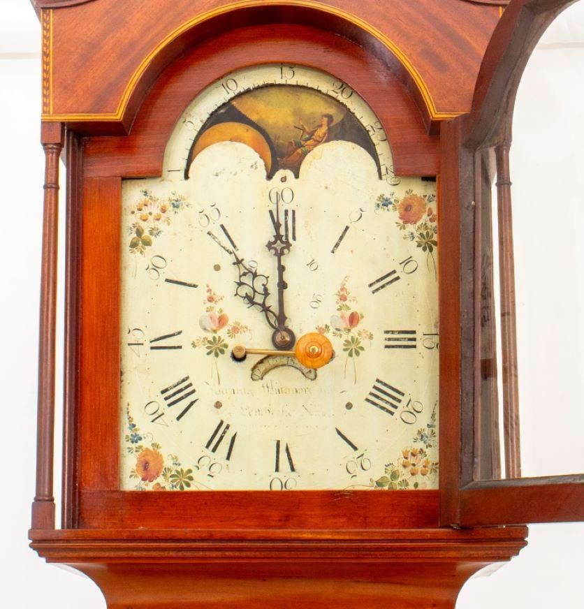 19th Century Thomas Whiteman Pembroke Mahogany Longcase Clock