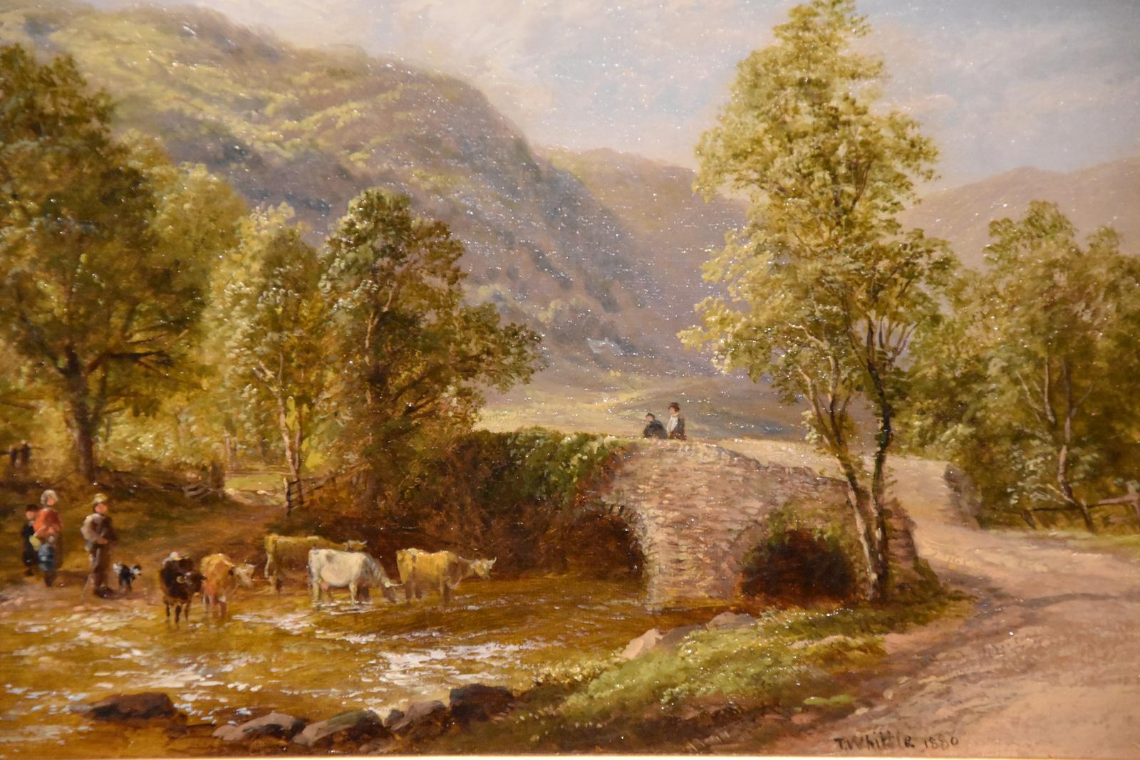 Ölgemälde von Thomas Whittle „Brathay Bridge, Ambleside Westmoreland“ im Angebot 2