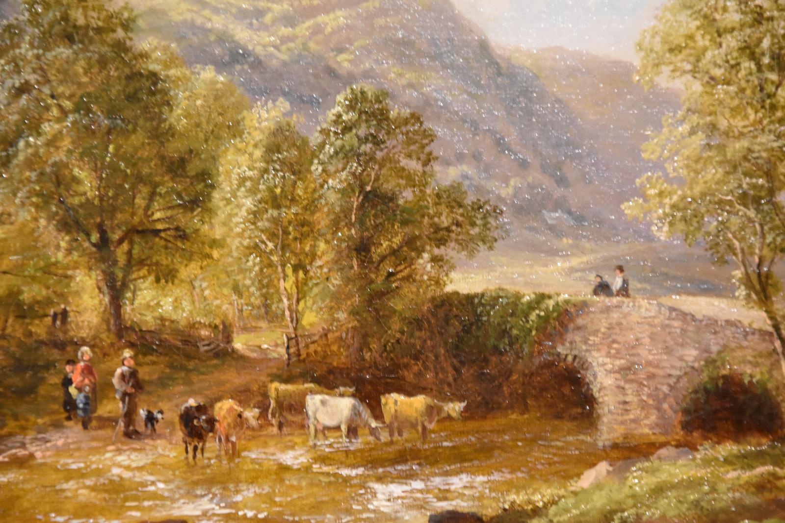 Ölgemälde von Thomas Whittle „Brathay Bridge, Ambleside Westmoreland“ im Angebot 3