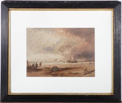 Antique Thomas Whittle the Younger (1842-1915) - Late 19th Century Oil, Fishing Boats