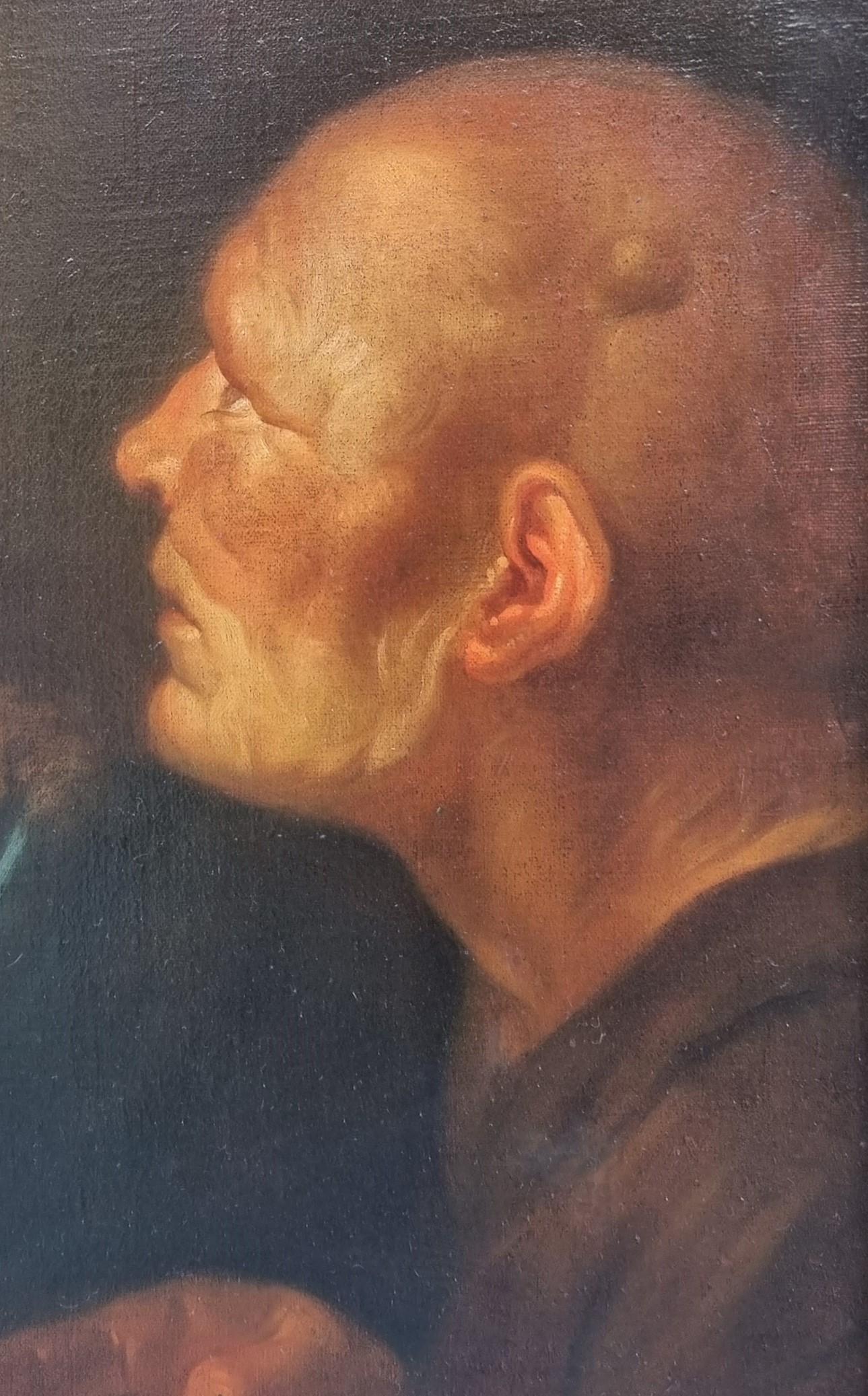 Religiöses flämisches Gemälde Jesus Satan Temptation Tribute Barock 17. 18. Jahrhundert im Angebot 4