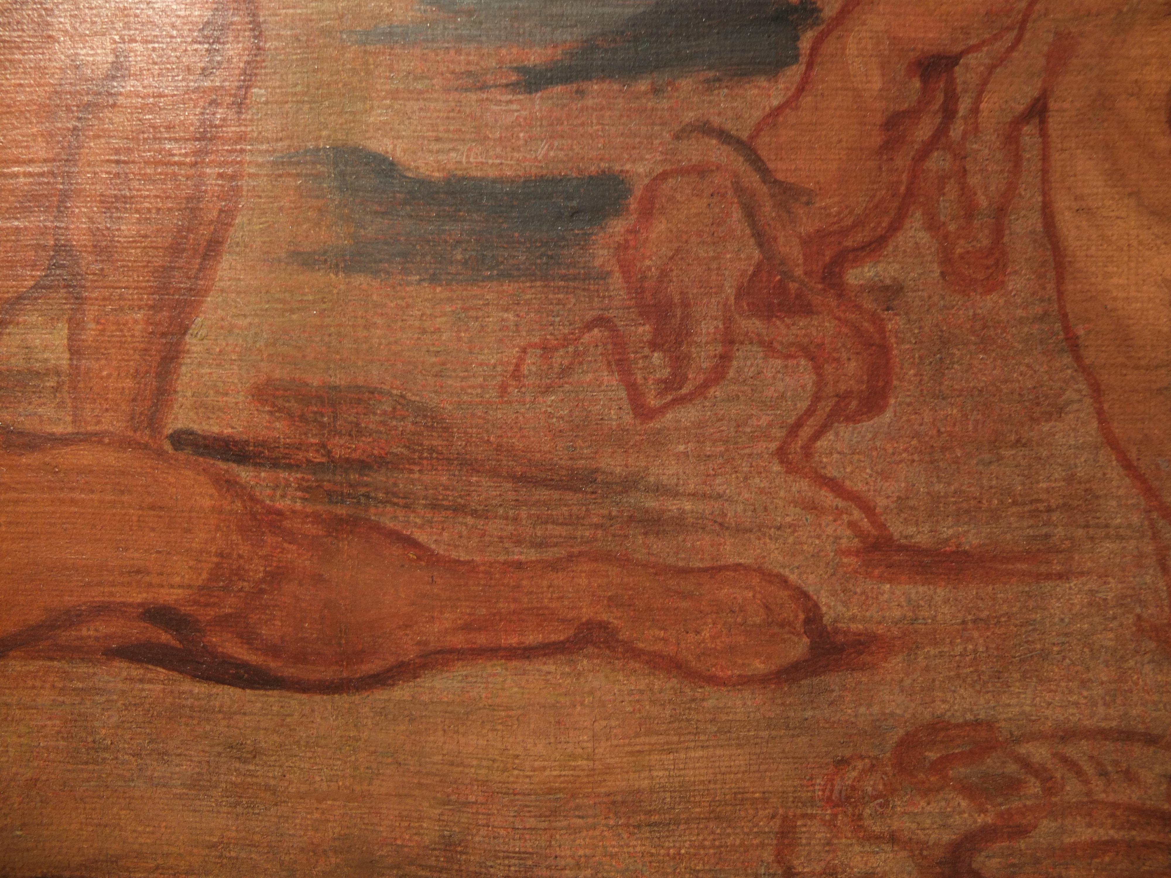 Thomas Willeboirts Bosschaert, Putti danzanti, Pan, Satiro, Scuola Rubens, modello in vendita 7