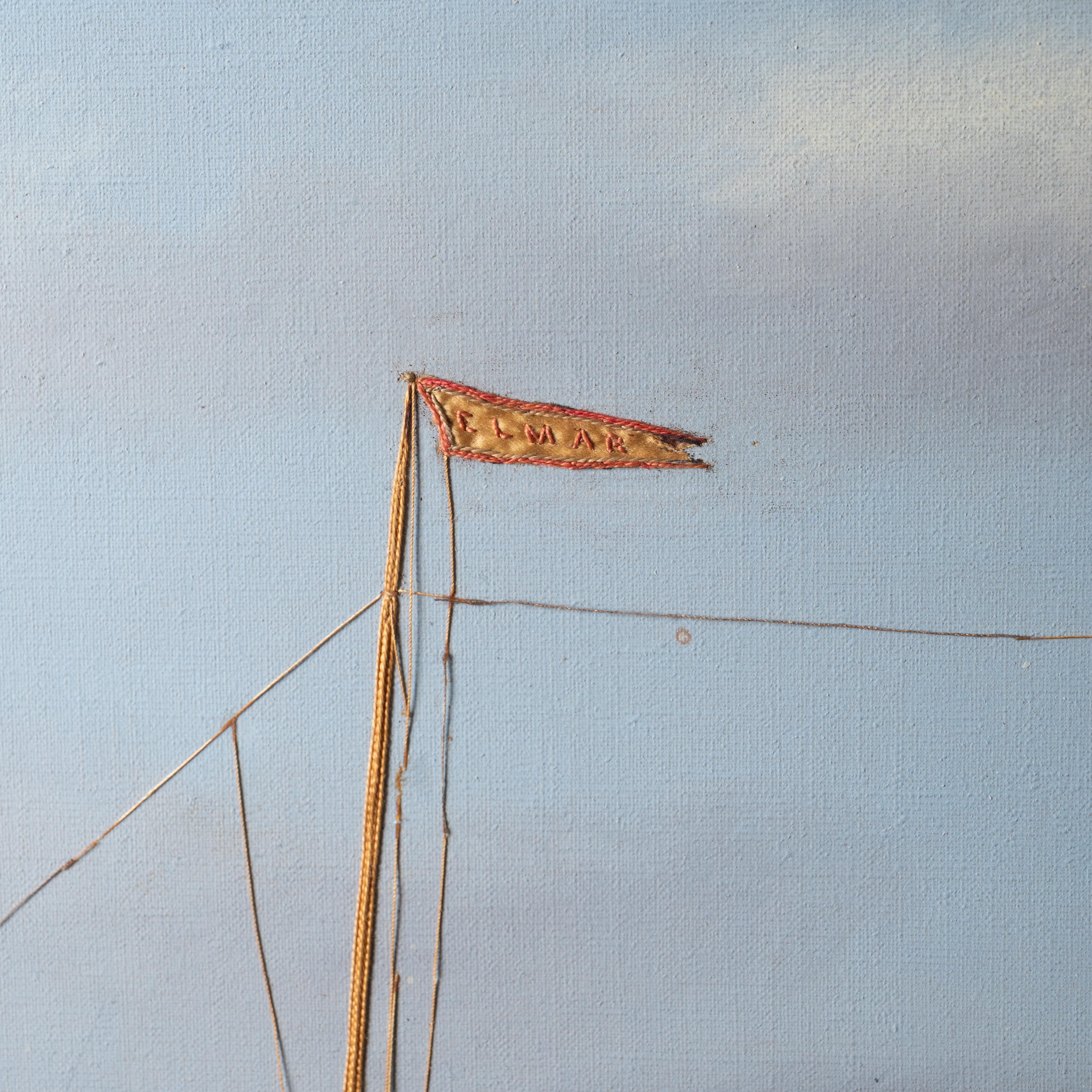 Thomas Willis Yacht Portrait - L'Elmar in vendita 6