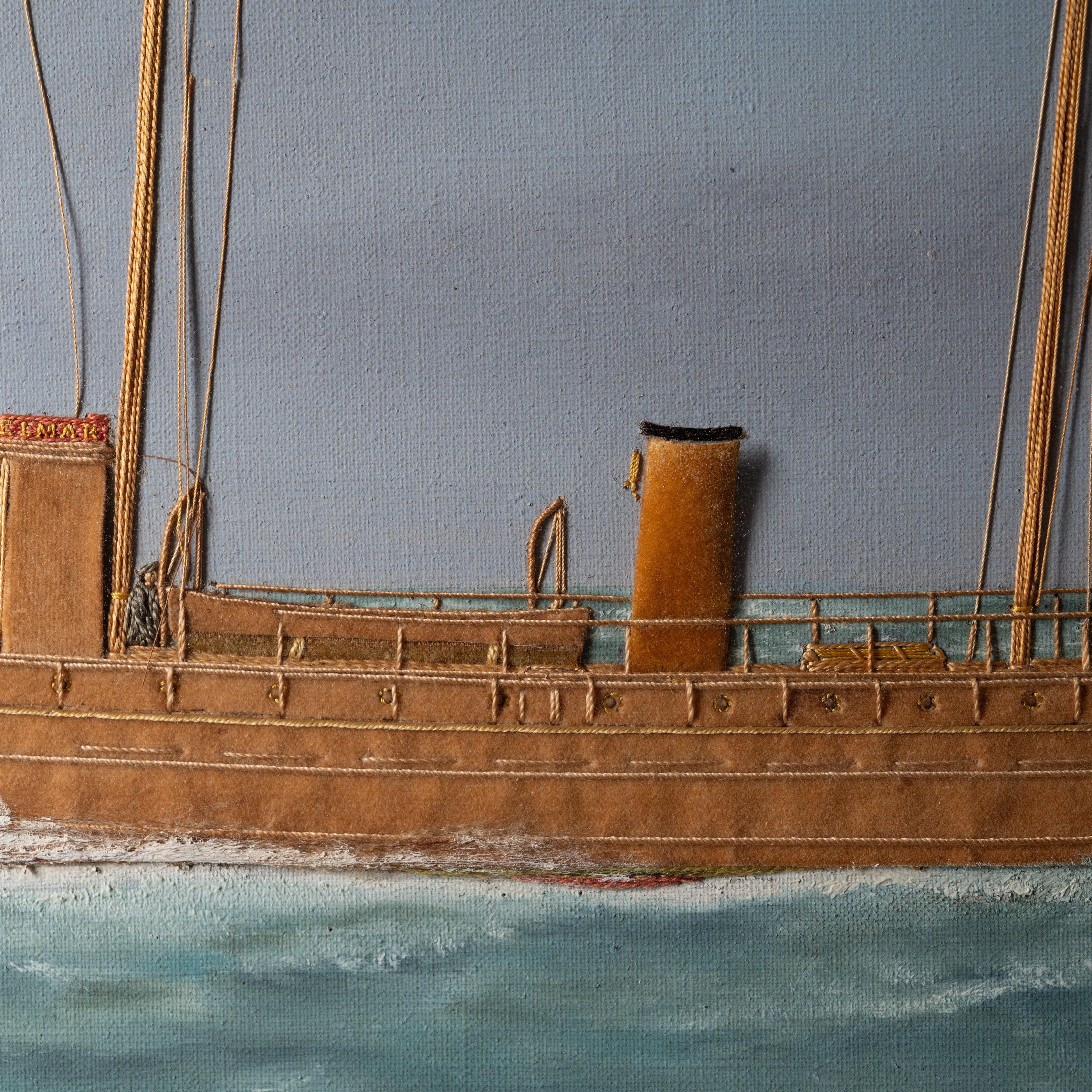 Thomas Willis Yacht Portrait - L'Elmar in vendita 2