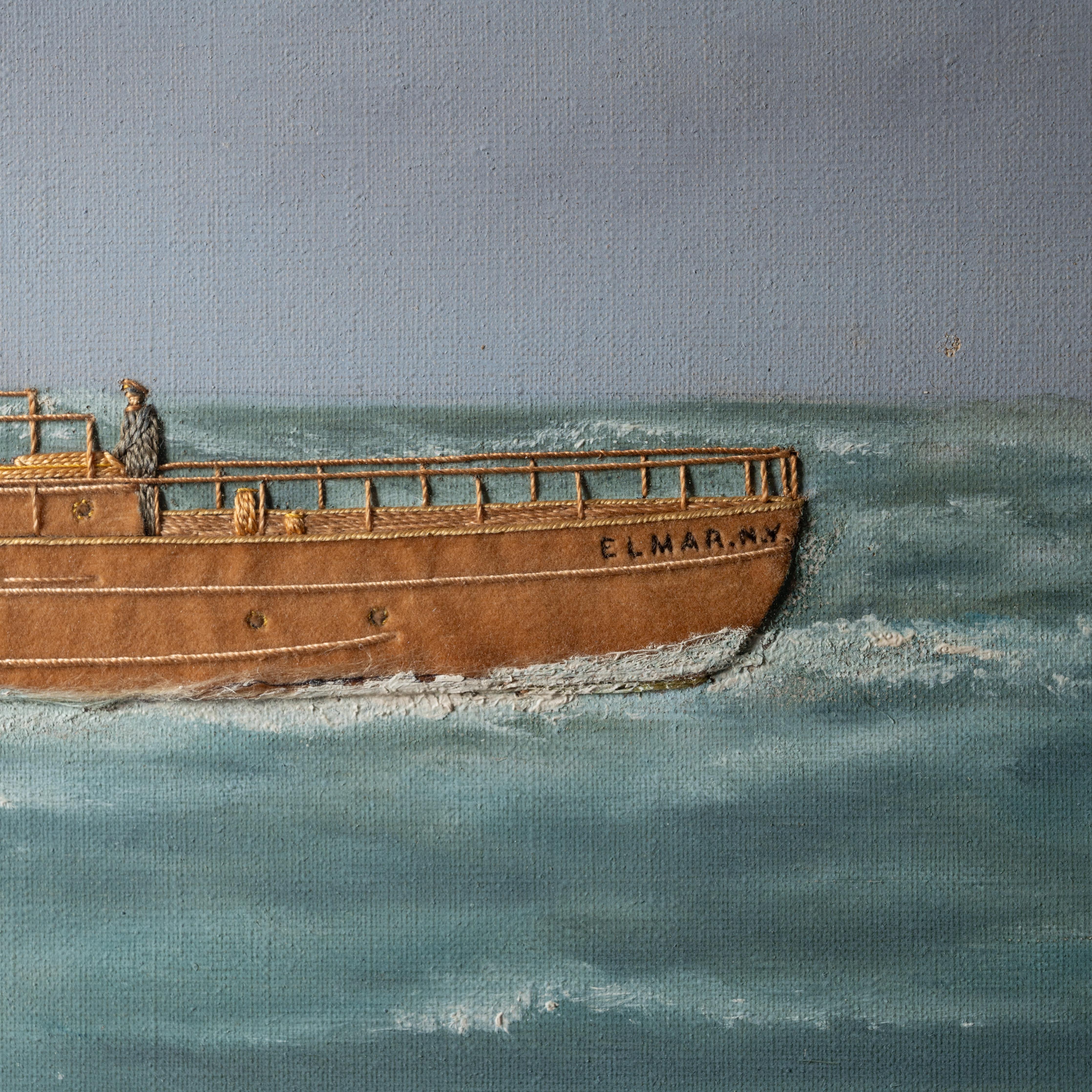 Thomas Willis Yacht Portrait - L'Elmar in vendita 3