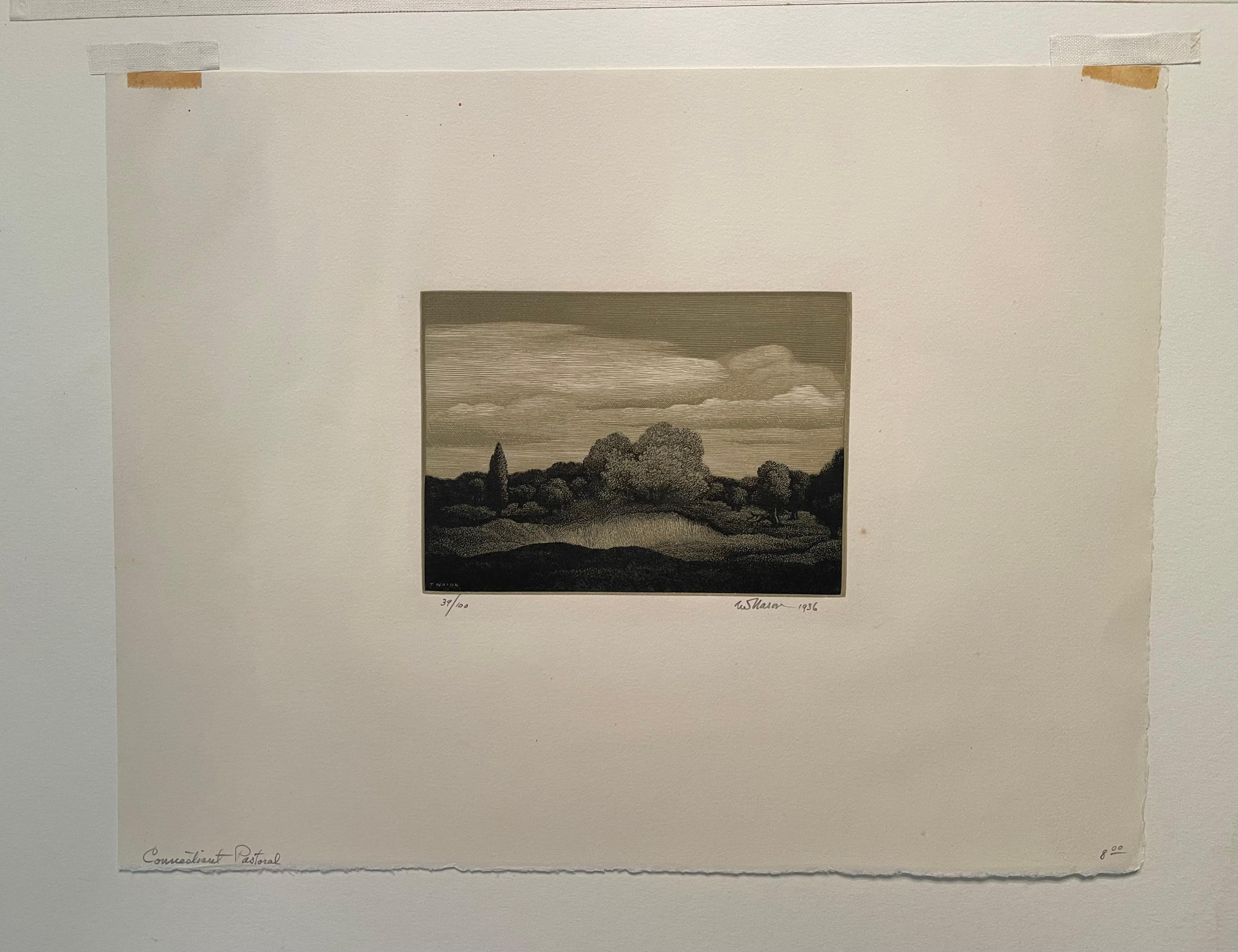 PASTORALE DEL CONNECTICUT - Print di Thomas Willoughby Nason