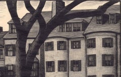 Louisburg Square (The private Enclave of Houses on a Park/ Beacon Hill Boston)