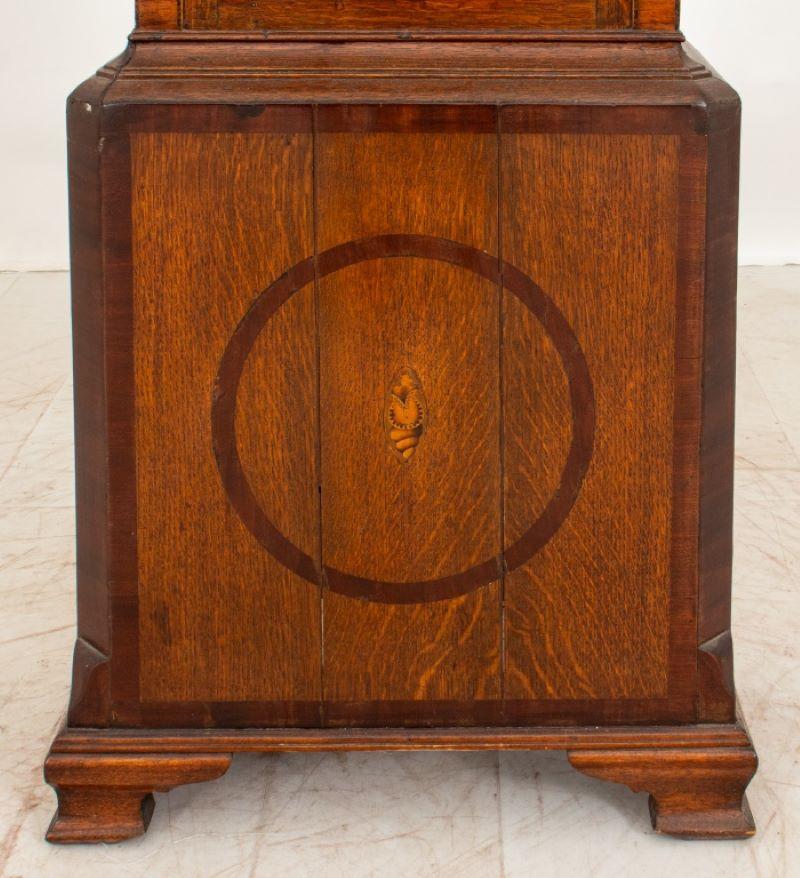 Wood Thomas Wills George III Longcase Clock, 19th Century For Sale