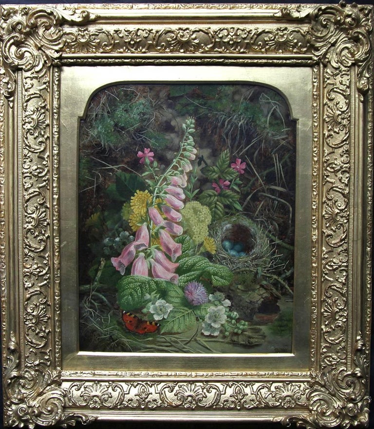 Thomas Worsey Still Life Of Plants British Art Victorian