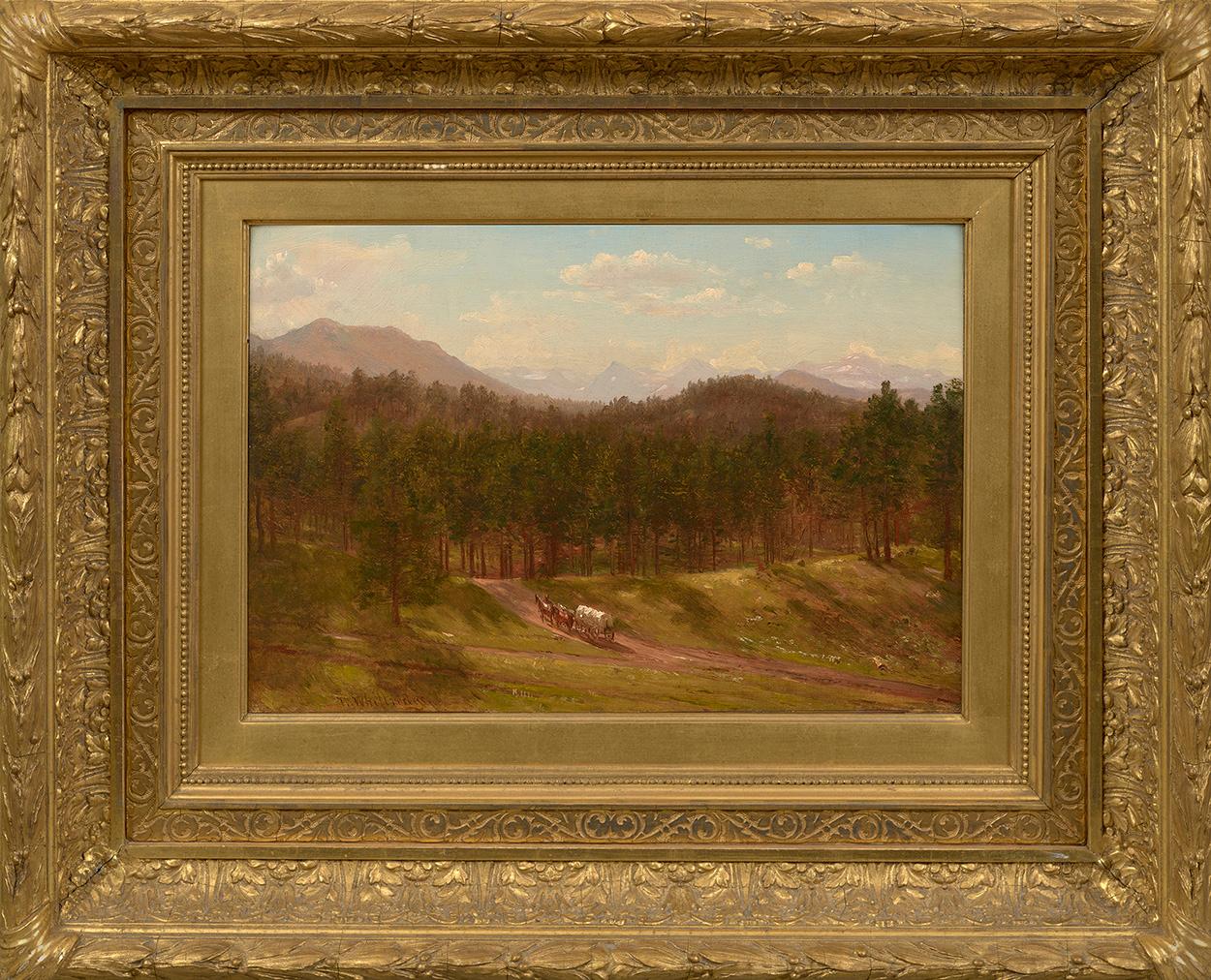 Un sentier de montagne, Colorado, 1868 - Painting de Thomas Worthington Whittredge