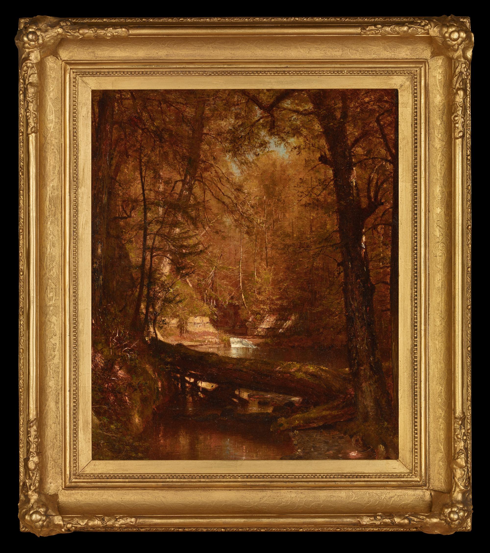La piscina delle trote - Painting di Thomas Worthington Whittredge