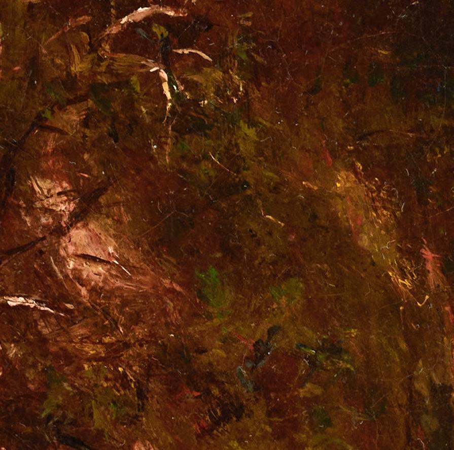 Provenance
Collectional of Mrs. Victor R. Bieber, Gwynedd, Pennsylvania

Né dans l'Ohio, Worthington Thomas Whittredge a commencé sa carrière comme peintre d'enseignes et de portraits à Cincinnati, où il a attiré l'attention de mécènes locaux dont