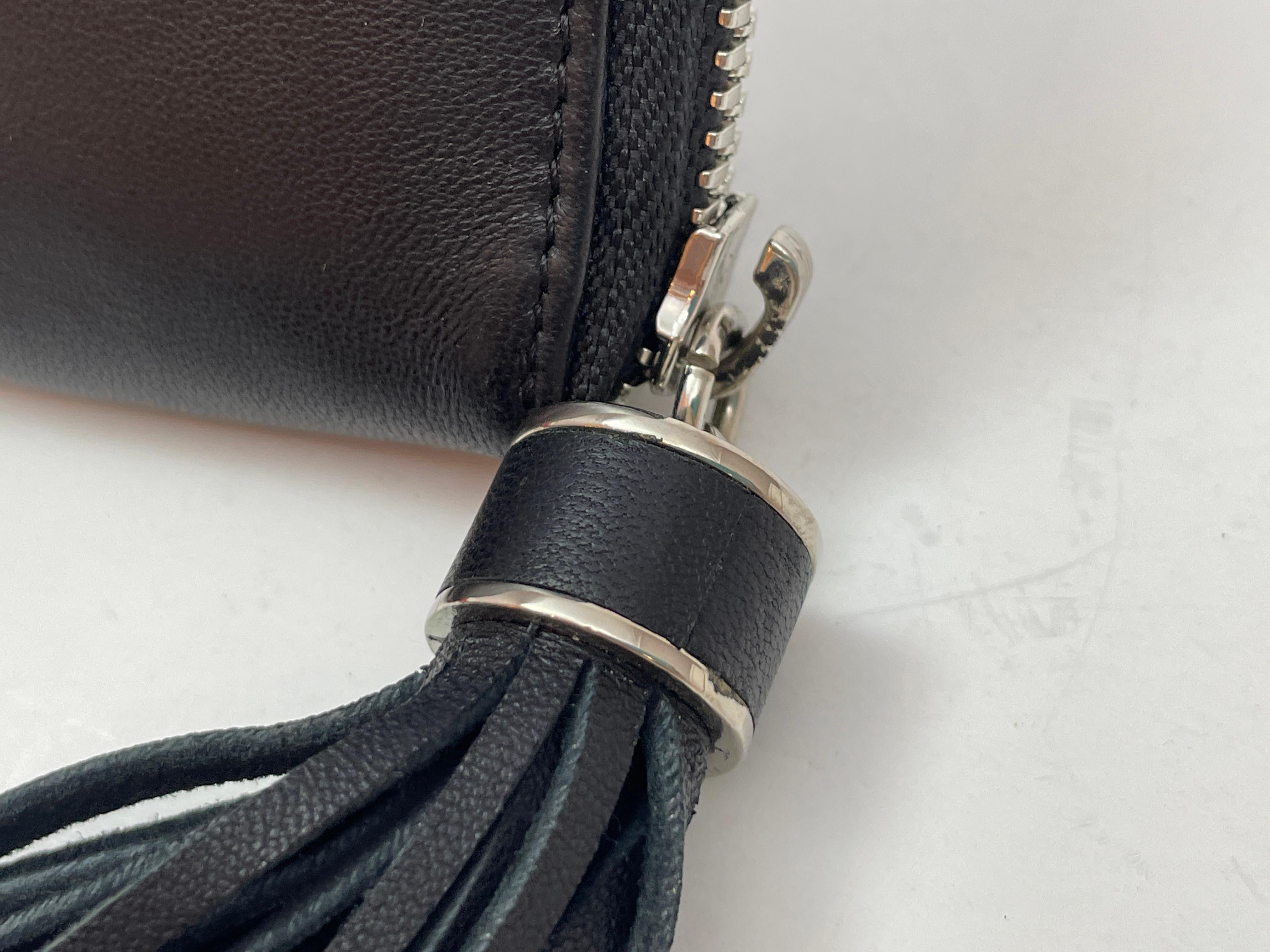 Thomas Wylde Black Tassel Leather Wallet Clutch 2015 For Sale 7