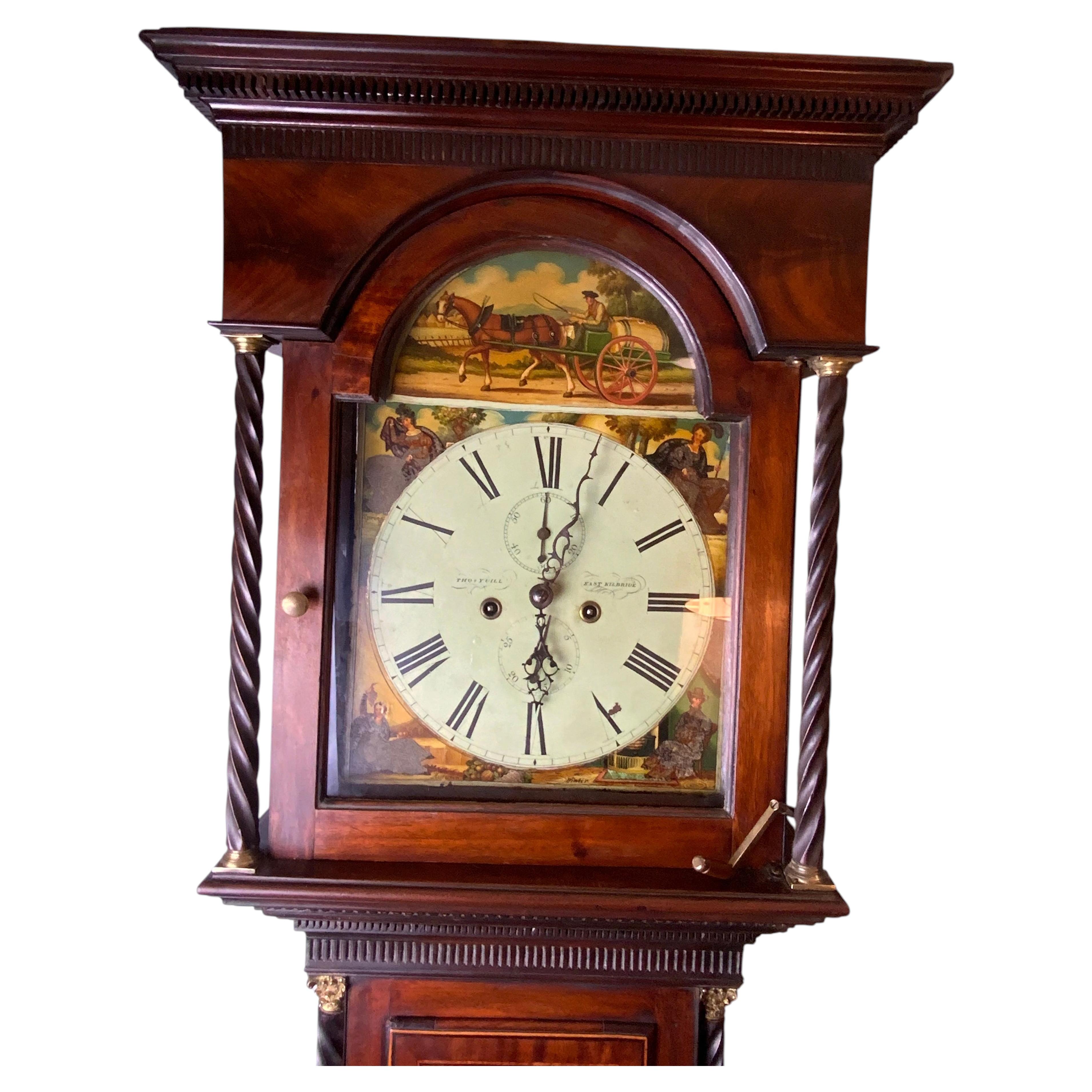 What is a tall case clock?