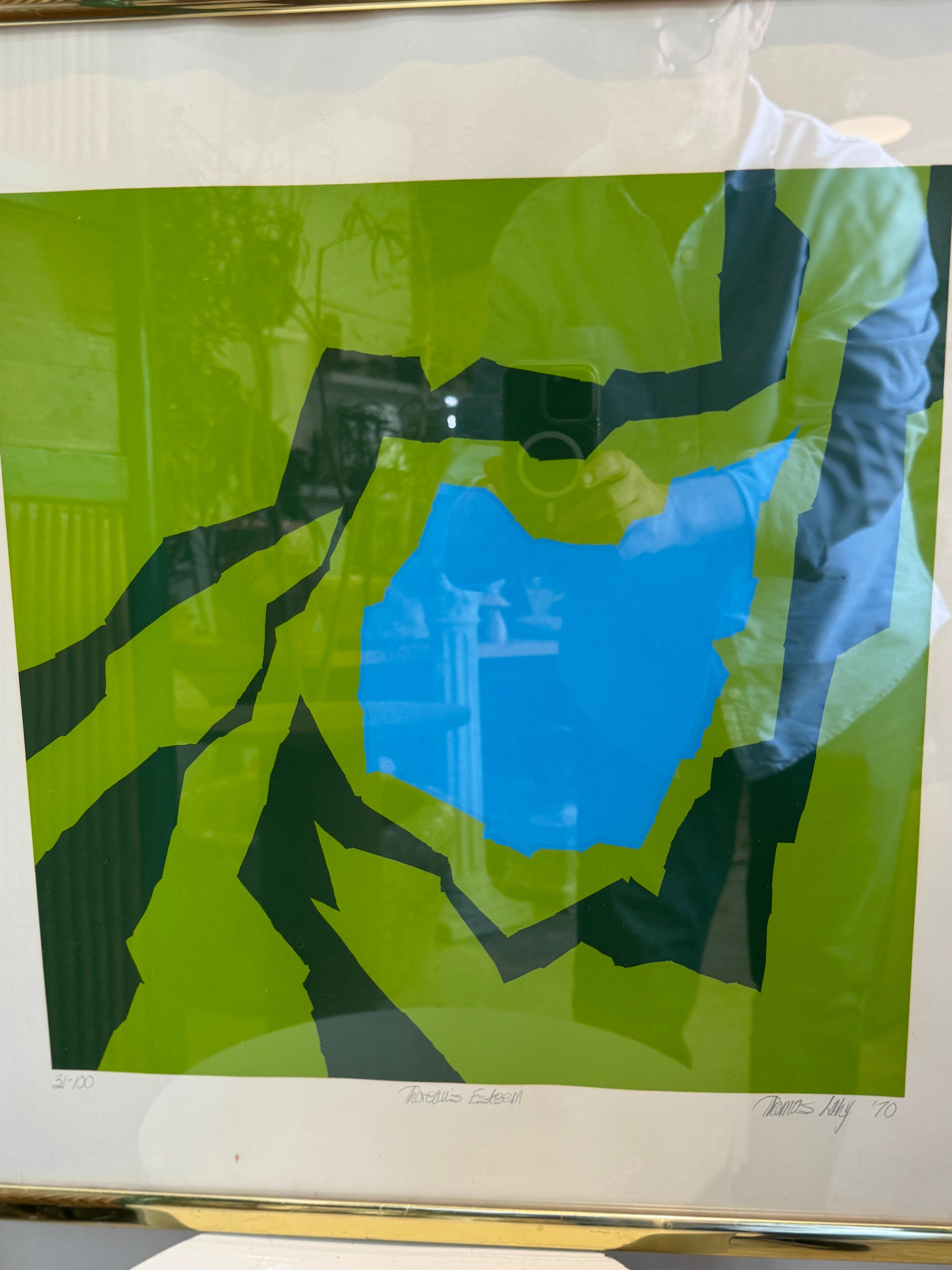 « Thomas's Esteem » - Sérigraphie en édition limitée de Thomas Lahy en vente 4