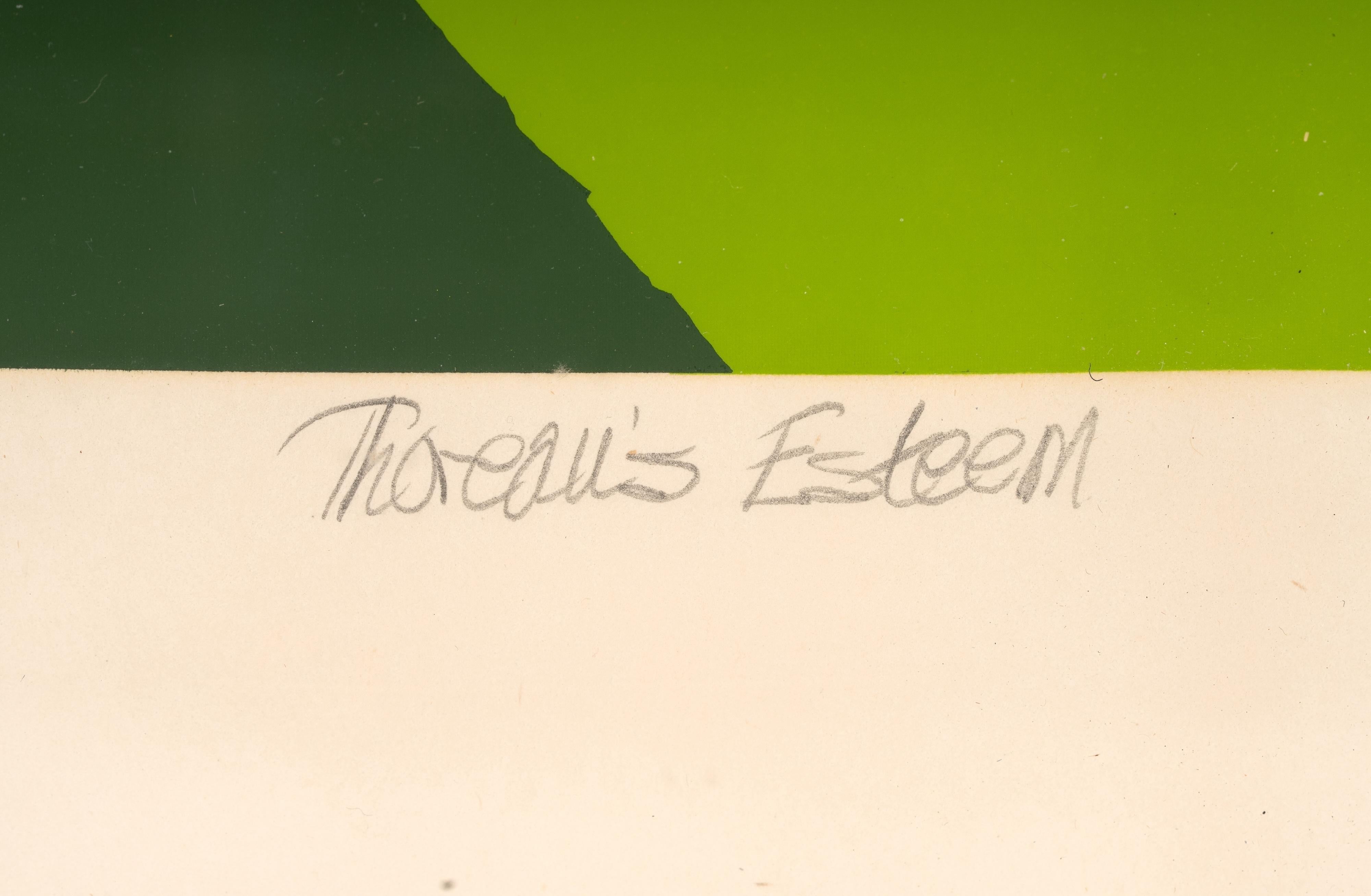 „Thomas's Esteem“ – Siebdruck in limitierter Auflage von Thomas Lahy (amerikanisch) im Angebot