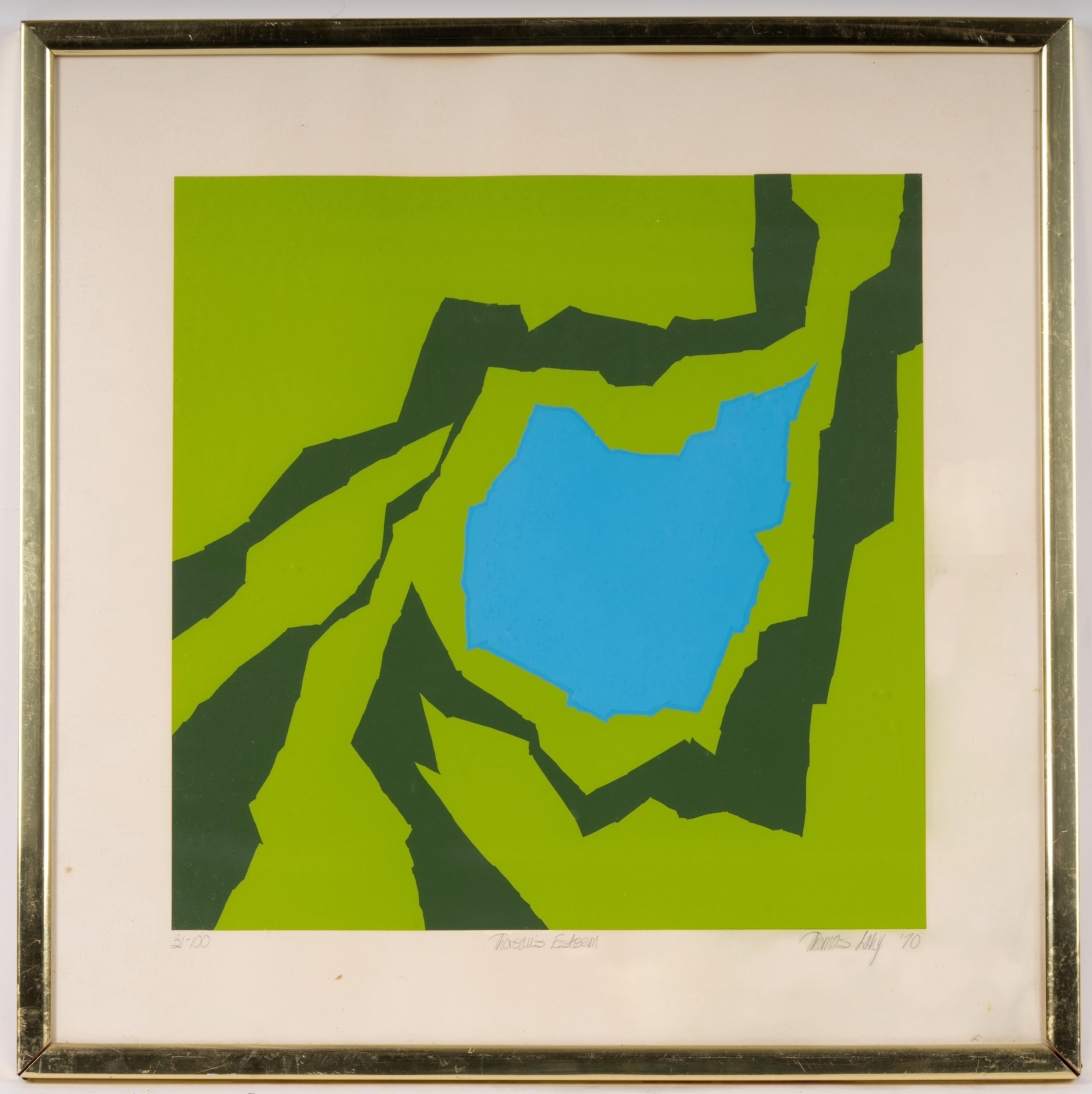 „Thomas's Esteem“ – Siebdruck in limitierter Auflage von Thomas Lahy im Zustand „Gut“ im Angebot in West Hollywood, CA