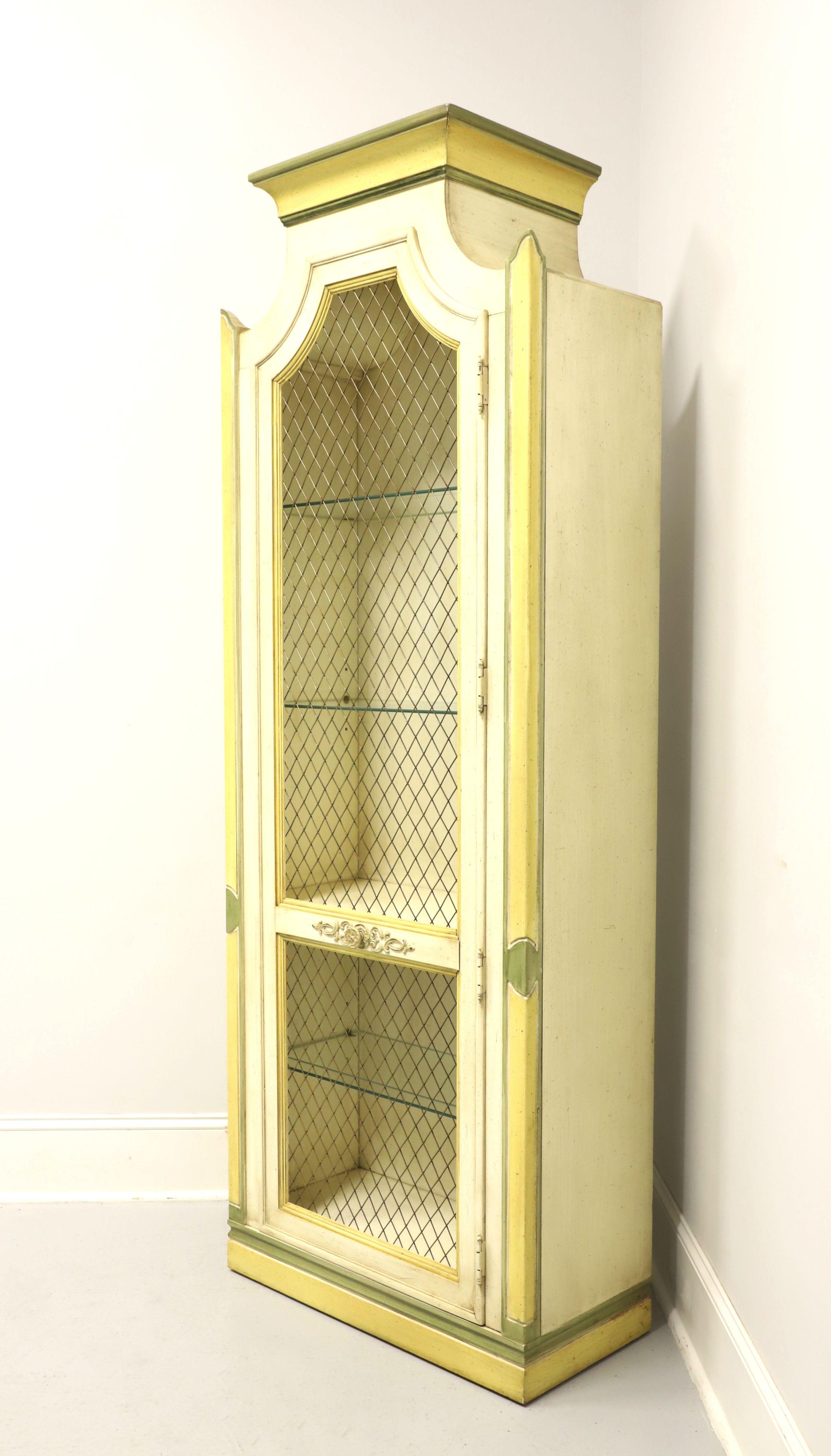 painted curio cabinets
