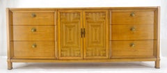 Thomasville 9 Drawers Two Door Compartment 75” Long Dresser Credenza MINT