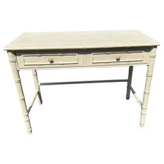 Thomasville Allegro Faux Bamboo Desk