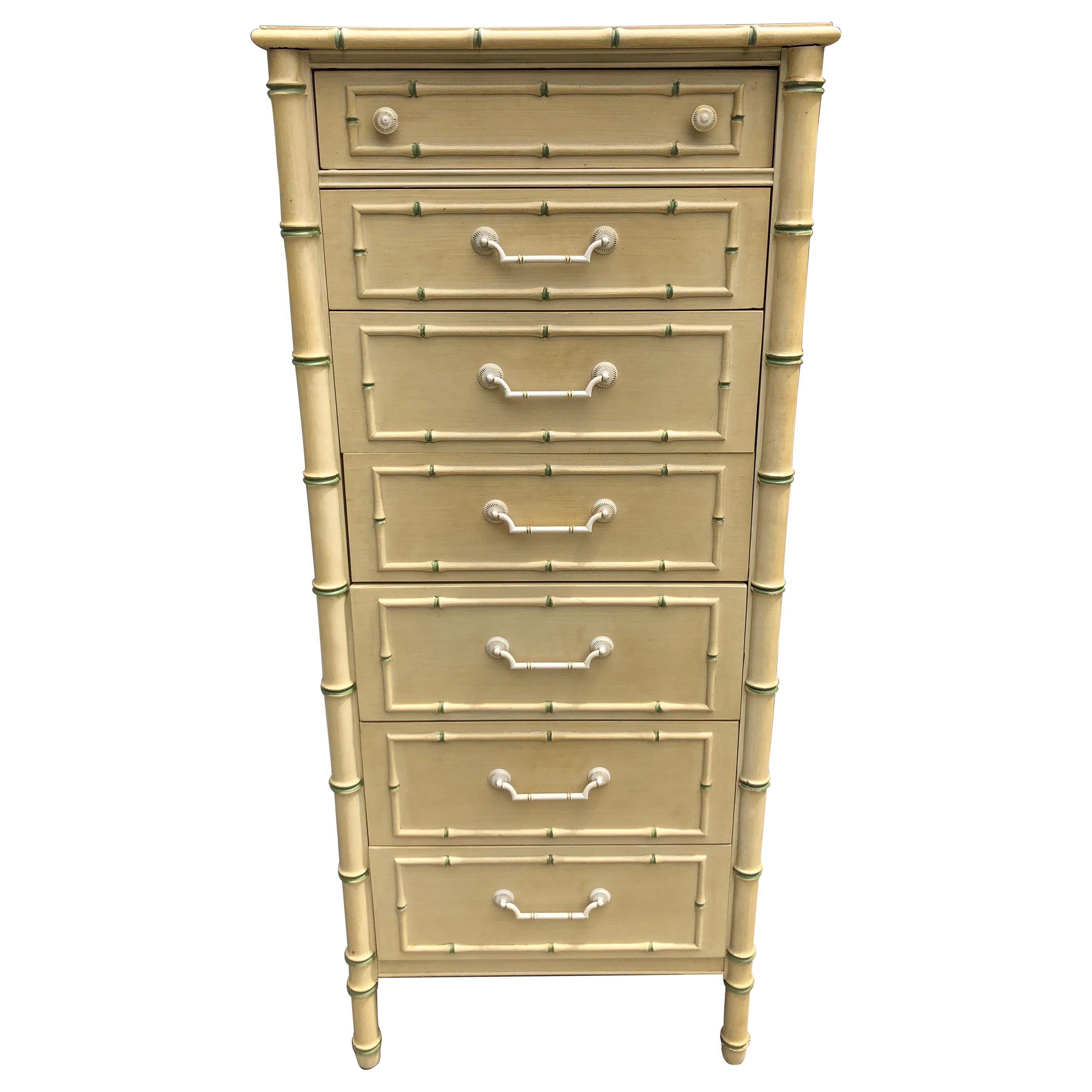 Thomasville Allegro Faux Bamboo Lingerie Chest