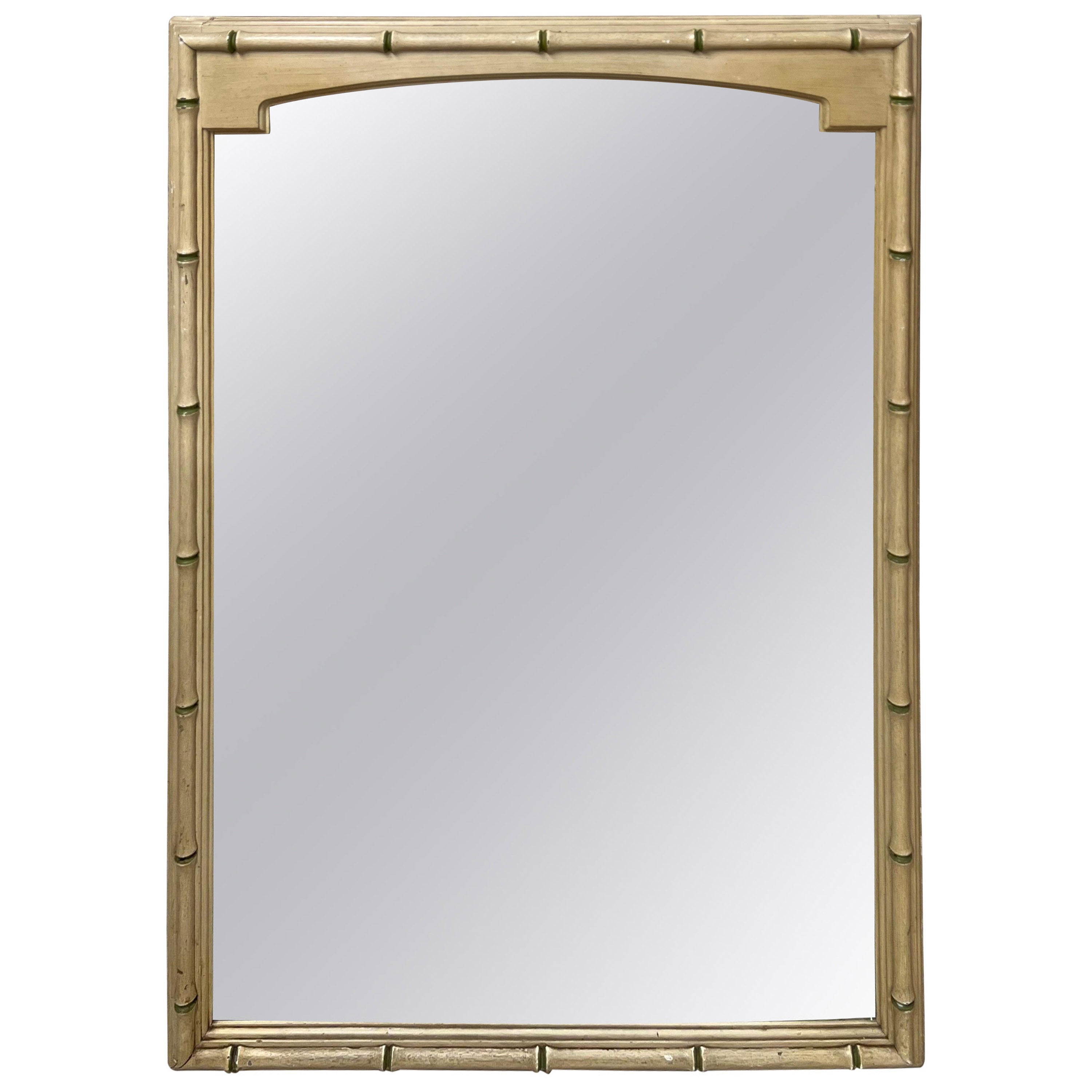 Thomasville Allegro Faux Bamboo Mirror For Sale