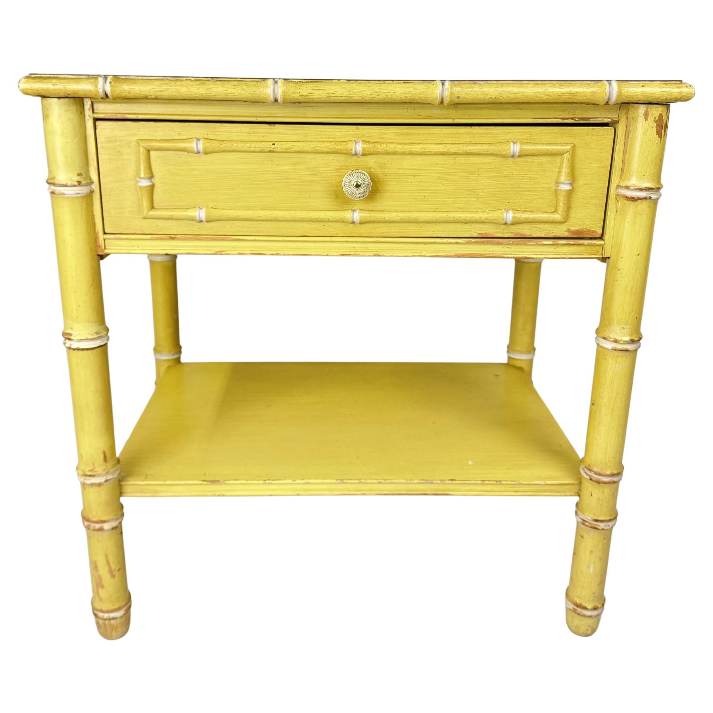 Thomasville Allegro  Faux Bamboo Table or Nightstand