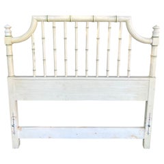 Thomasville Allegro Twin Headboard, Faux Bamboo, Coastal Style