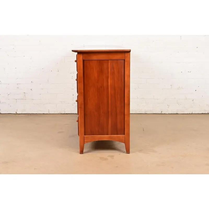 Thomasville Arts & Crafts Shaker Cherry Wood Dresser or Credenza For Sale 5