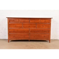 Thomasville Arts & Crafts Shaker Cherry Wood Dresser or Credenza