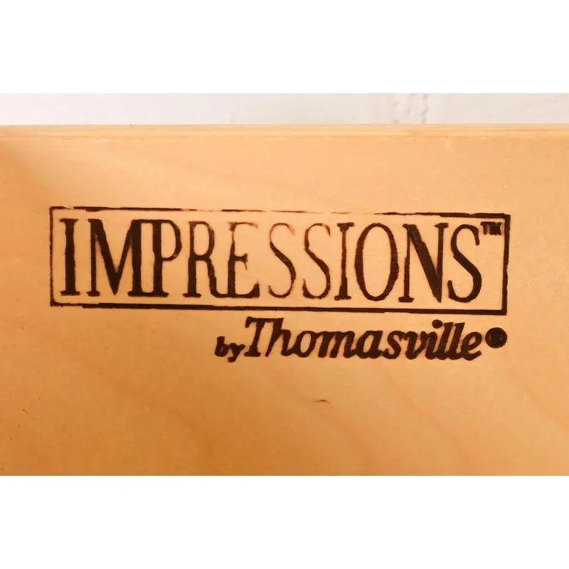 Thomasville Arts & Crafts Shaker Cherry Wood Dresser or Credenza For Sale 2