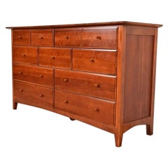 Thomasville Arts & Crafts Shaker Cherry Wood Dresser or Credenza