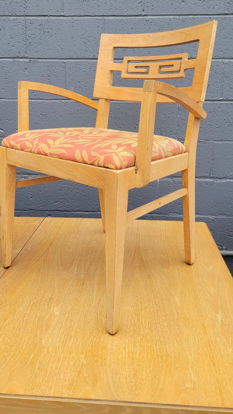 Thomasville Asian Influence Dining Table and 6 Chairs Manner of Frankl