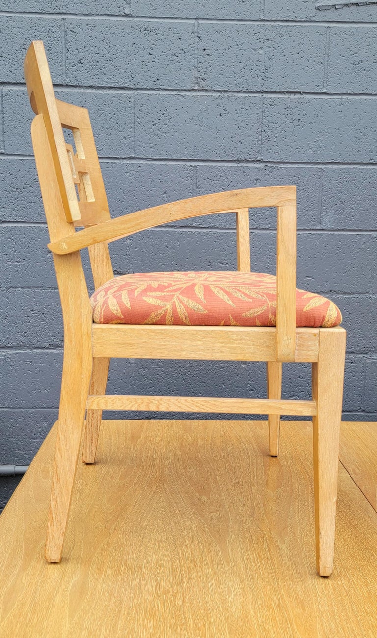 Thomasville Asian Influence Dining Table and 6 Chairs Manner of Frankl